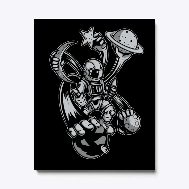 Astronaut Multiple Hands T-Shirt