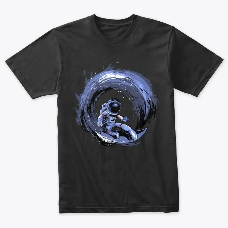 Astronaut Space Surfing T-Shirt