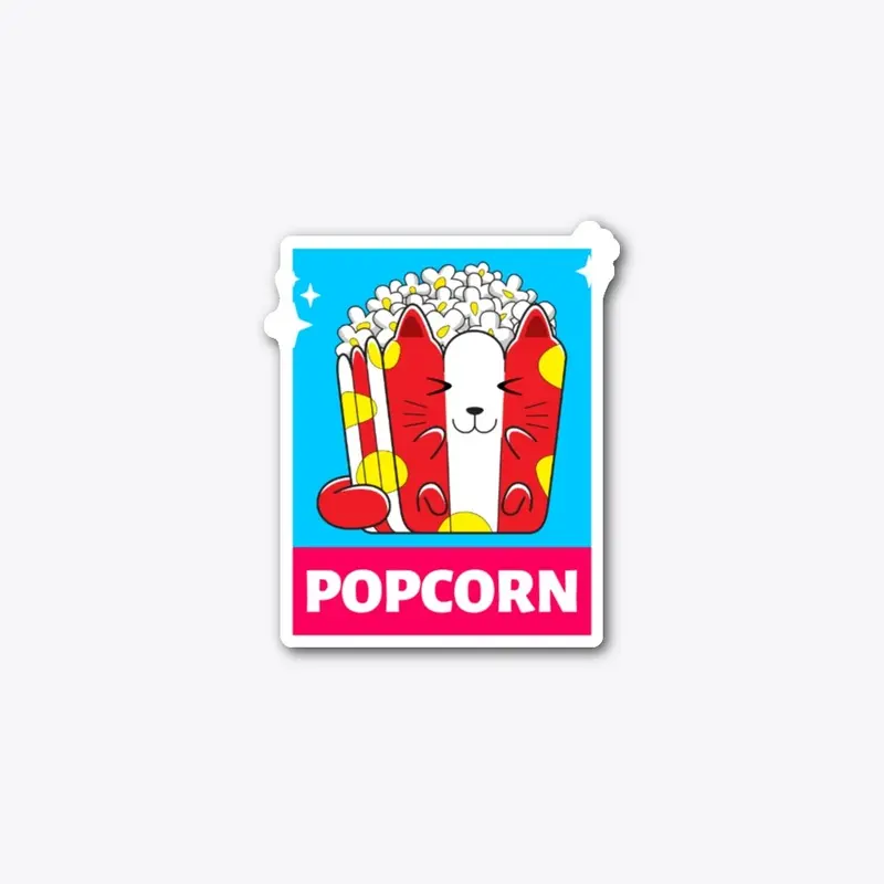 Popcorn Cat T-Shirt