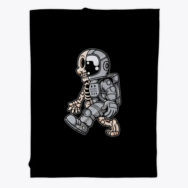 Astronaut Half Skull T-Shirt