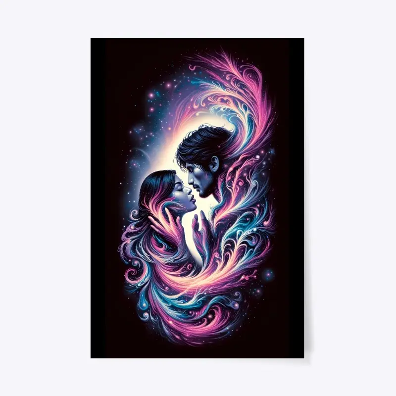 Eternal Dance Of Cosmic Devotion Poster