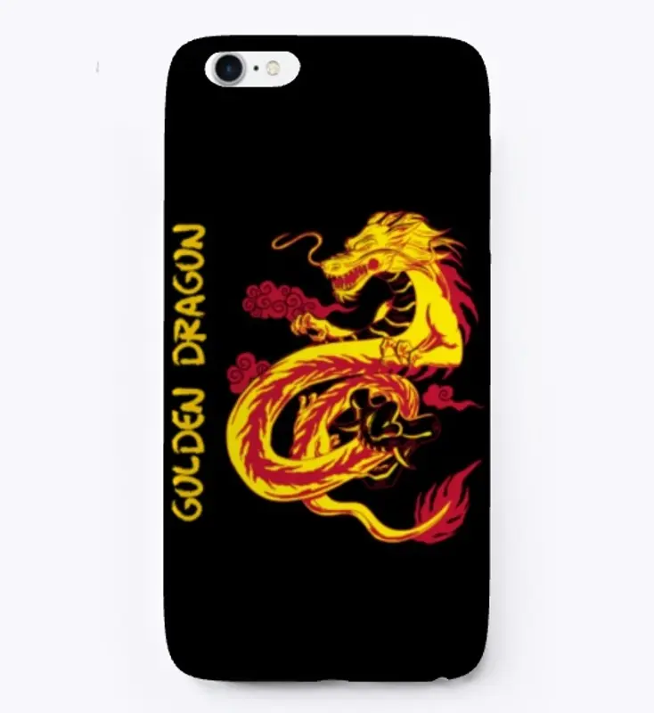 Golden Dragon T-Shirt Design