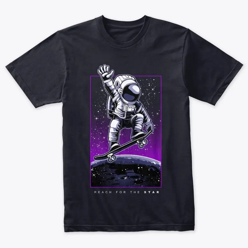 Astronaut Skating Shirt