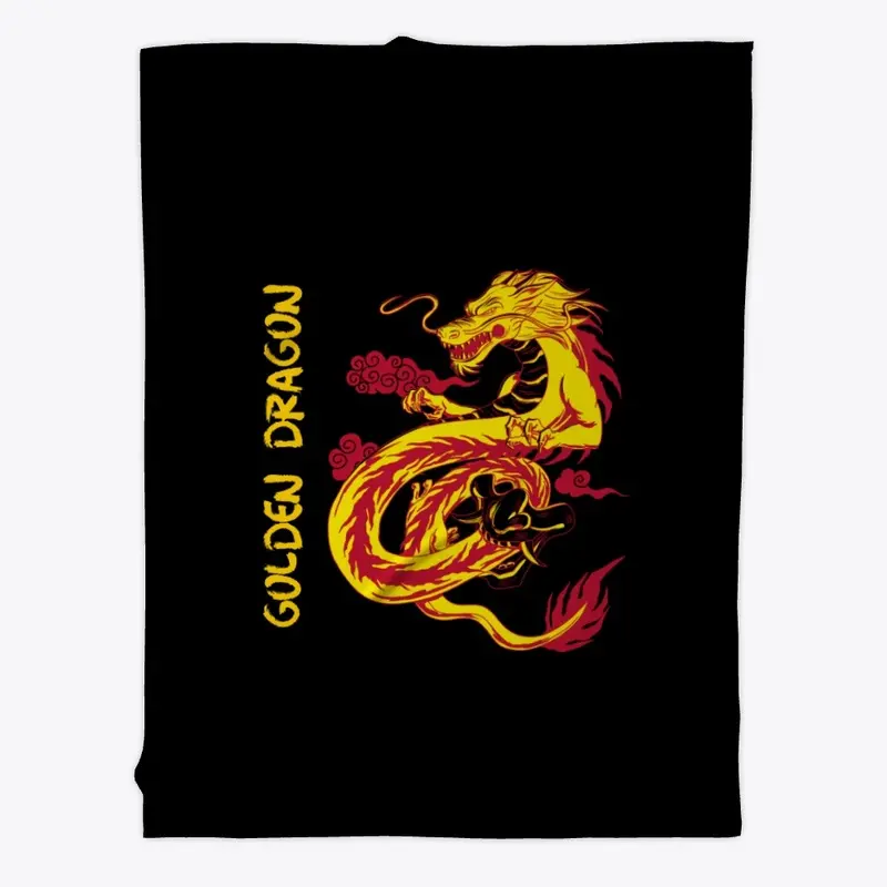 Golden Dragon T-Shirt Design