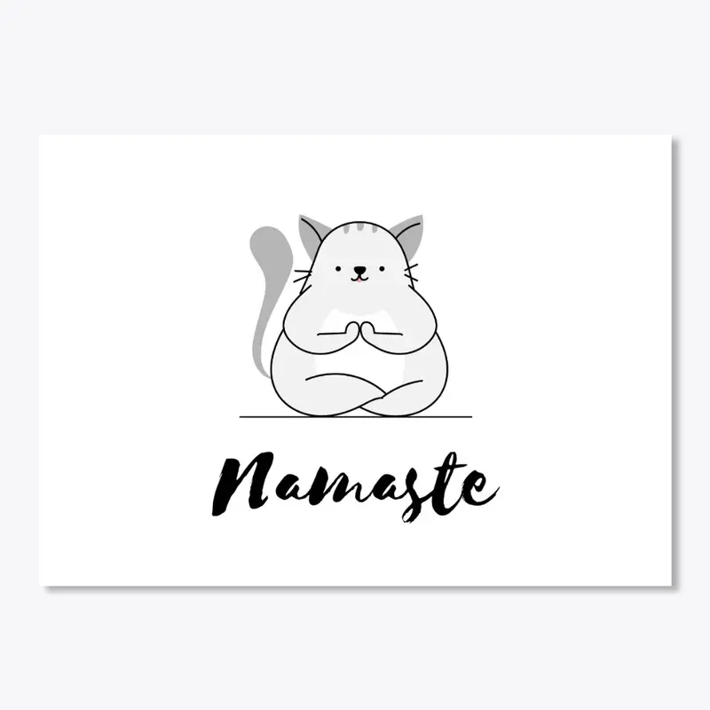 Cat Namaste T-Shirt