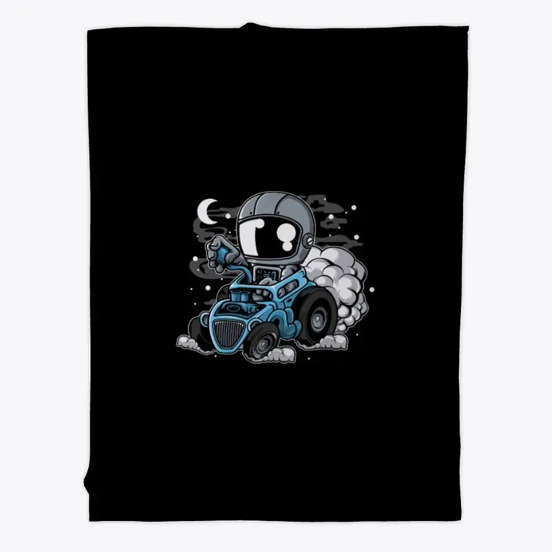 Astronaut Hotrod Racing T-Shirt