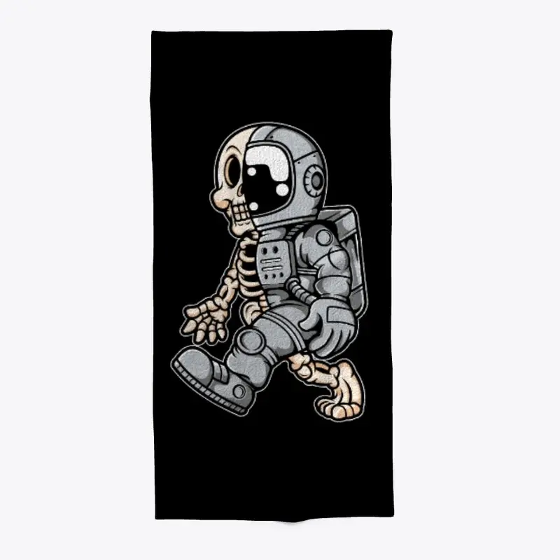 Astronaut Half Skull T-Shirt