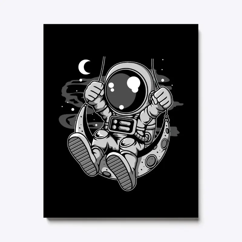 Astronaut Moon Swinger T-Shirt