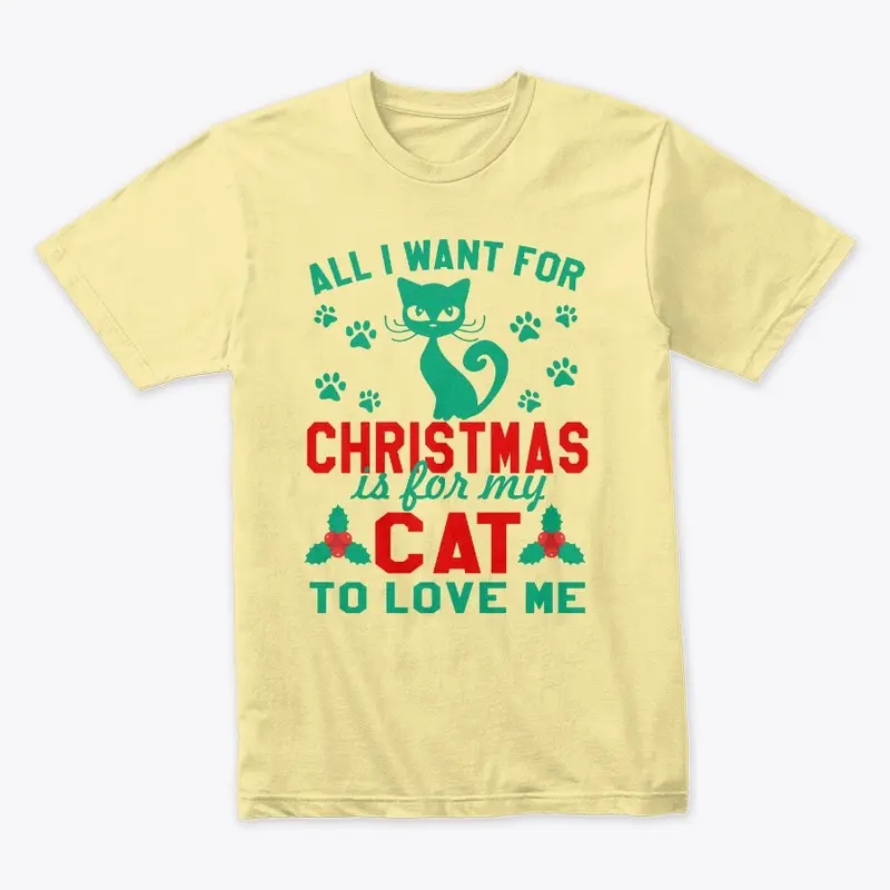 Christmas Cat Love