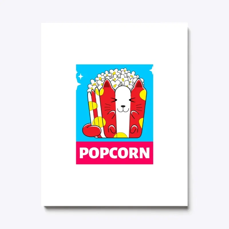 Popcorn Cat T-Shirt