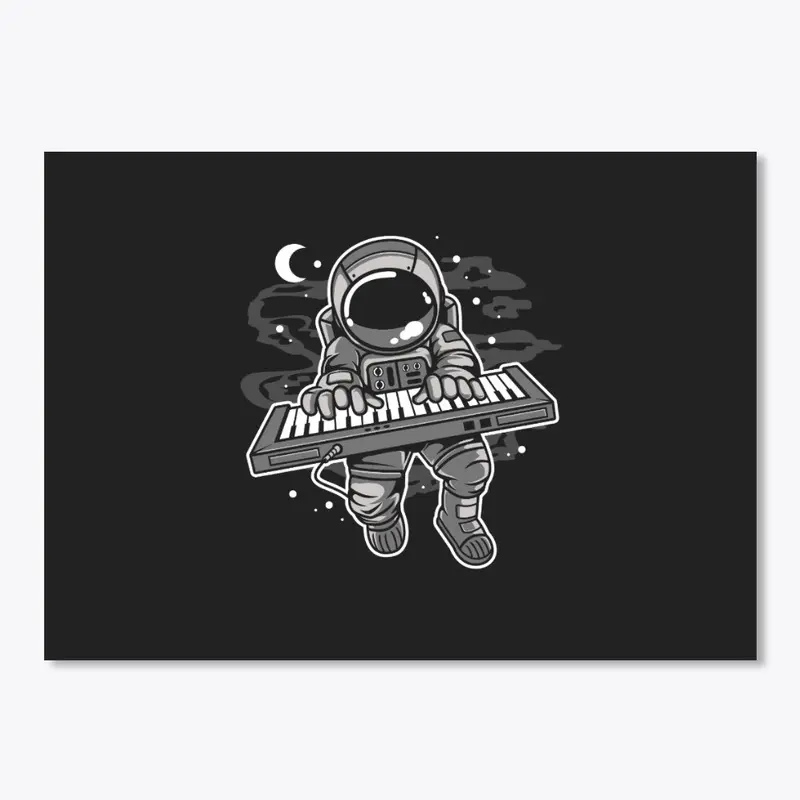 Astronaut Keyboard T-Shirt